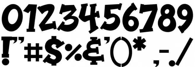 PirateKids Font OTHER CHARS