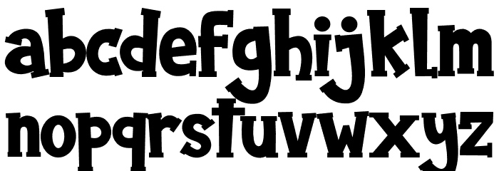 PirateKids Font LOWERCASE