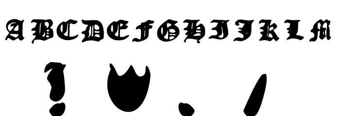 PiratePower Font OTHER CHARS