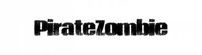 PirateZombie  フリーフォントのダウンロード