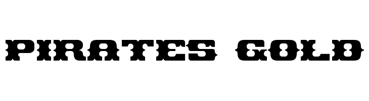 Pirates Gold Font