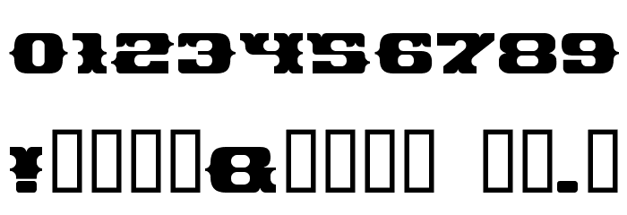 Pirates Gold Font OTHER CHARS