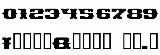 Pirates Gold Font OTHER CHARS