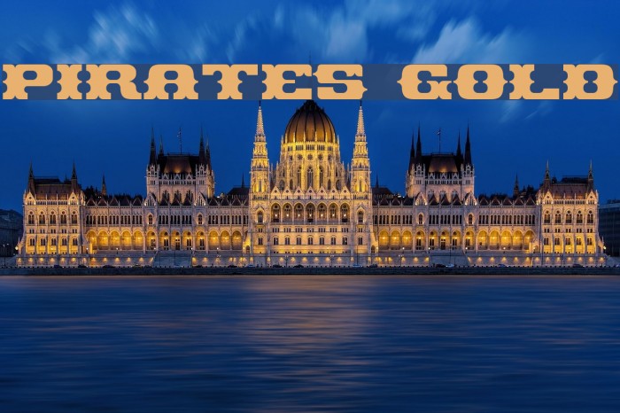 Pirates Gold Font examples