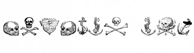Pirates Two  Frei Schriftart Herunterladen