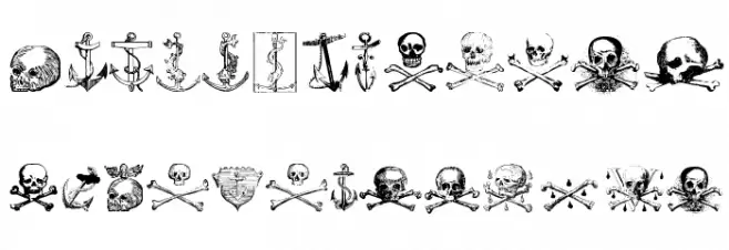 Pirates Two फ़ॉन्ट लोअरकेस