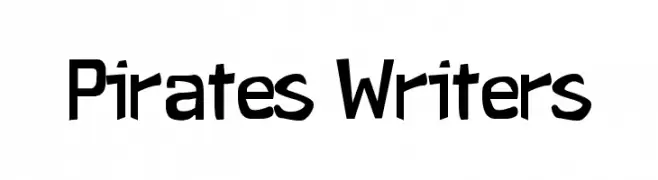 Pirates Writers  Frei Schriftart Herunterladen