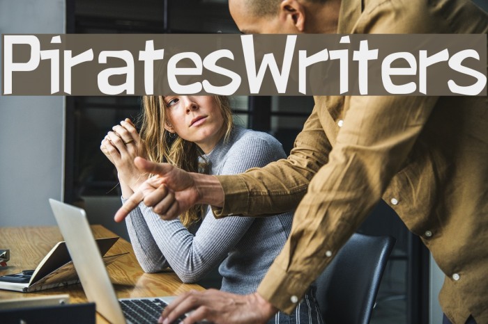 Pirates Writers Font examples