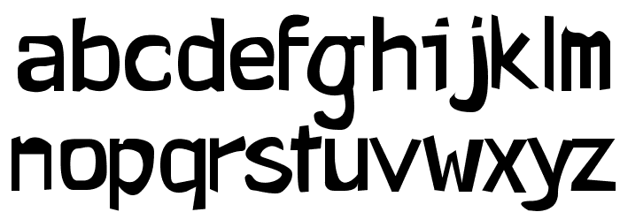 Pirates Writers Font LOWERCASE
