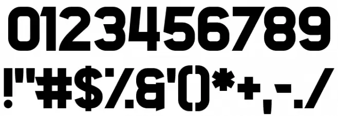 Pirates of Cydonia Font OTHER CHARS