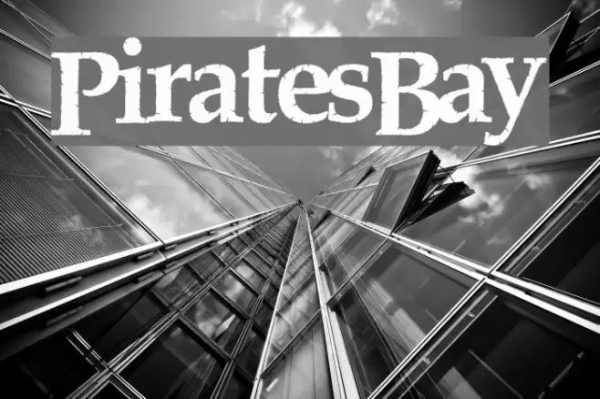 PiratesBay Font examples