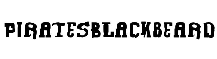 PiratesBlackbeard Шрифта