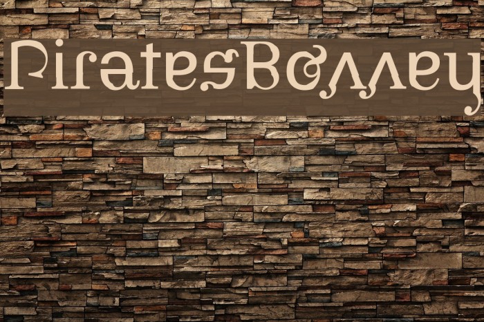 PiratesBonney Шрифта examples