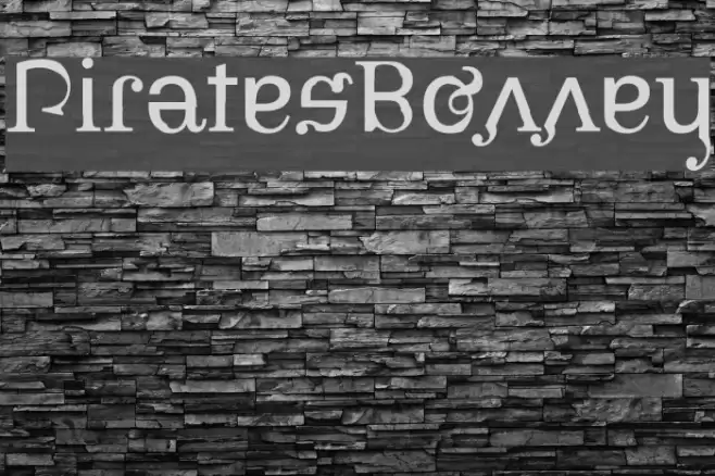 PiratesBonney Шрифта examples