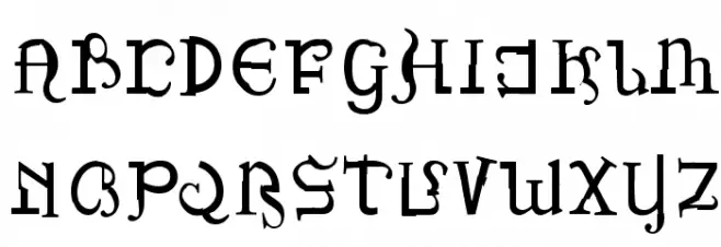 PiratesDrake Font LOWERCASE