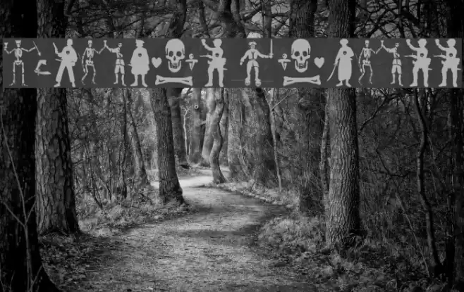 PiratesThree Font examples