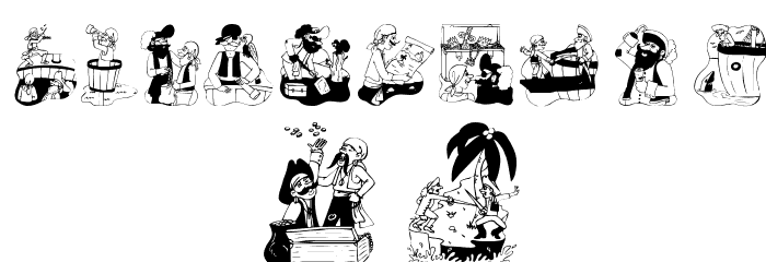 PiratesTwo Font OTHER CHARS