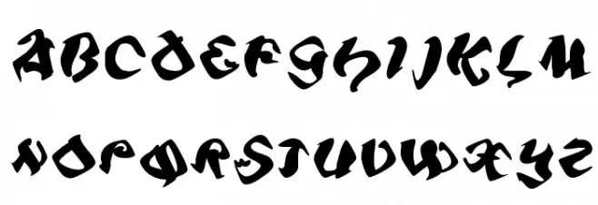 Piratiqua خط أحرف كبيرة