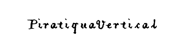 PiratiquaVertical  font caratteri gratis