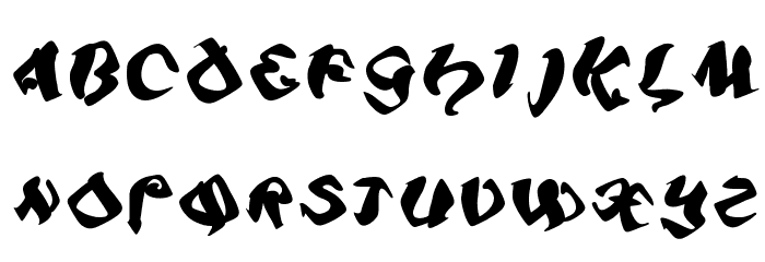 Piratiqua Font LOWERCASE