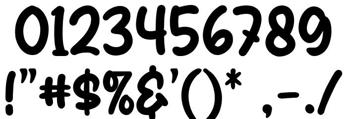 Pirco Monico Regular Font OTHER CHARS