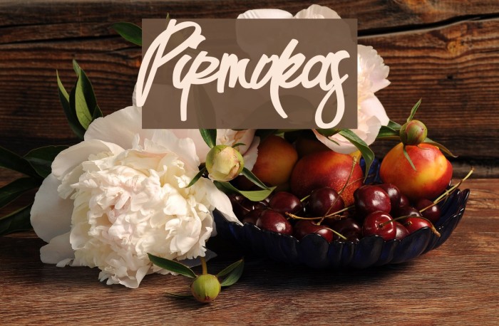 Pirmokas Font examples