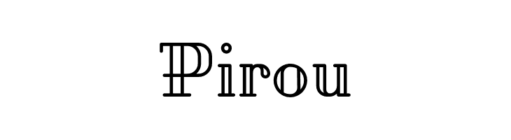 Pirou  免费字体下载