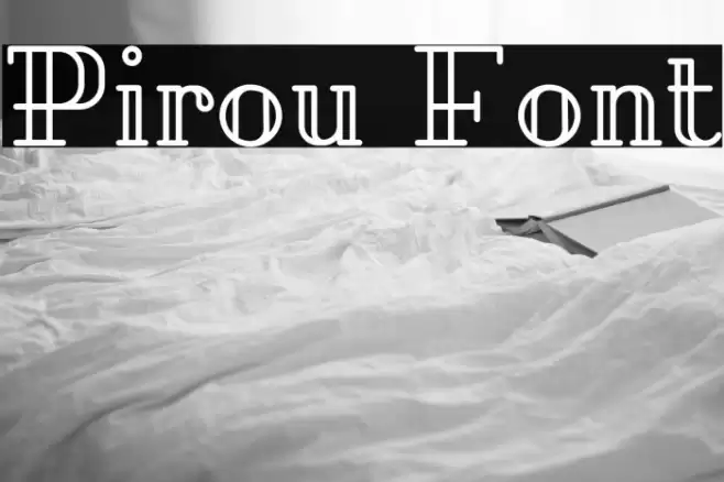 Pirou Font examples