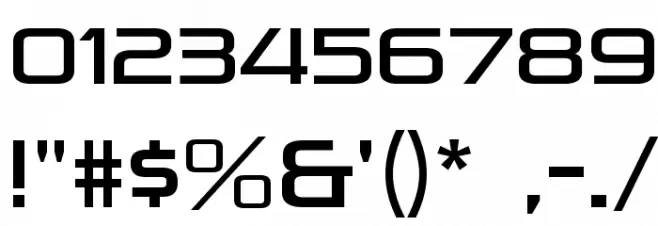 PirulenRg-Regular Font OTHER CHARS