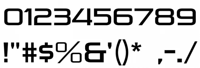 PirulenRg-Regular Font OTHER CHARS