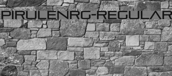 PirulenRg-Regular Font examples