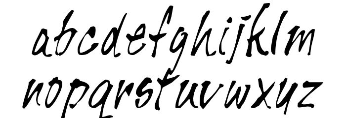 Pisan Normal Font LOWERCASE