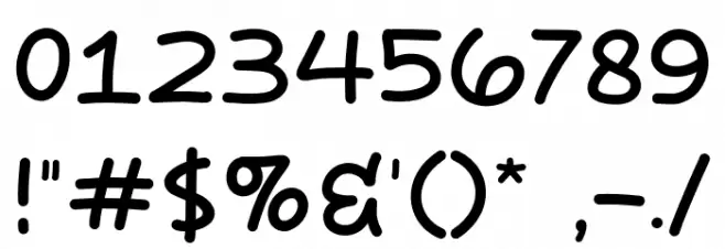Pisang Lagi Шрифта ДРУГИЕ символов