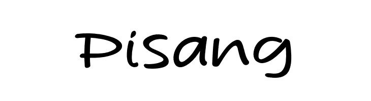 Pisang  Frei Schriftart Herunterladen