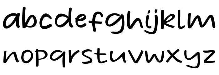 Pisang Font LOWERCASE