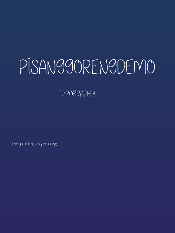 PisangGorengDemo Poster