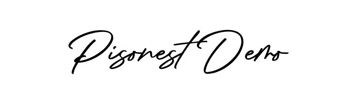 Pisonest Demo  Скачать бесплатные шрифты