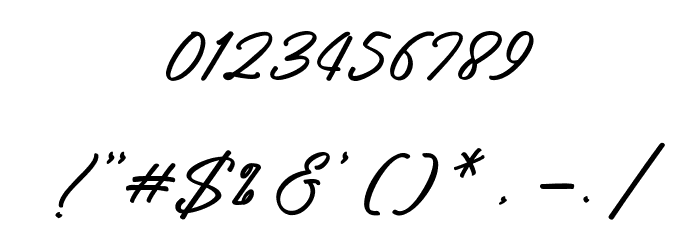 Pisonest Demo Font OTHER CHARS