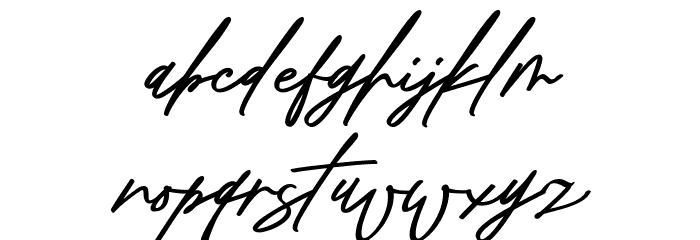 Pisonest Demo Font LOWERCASE