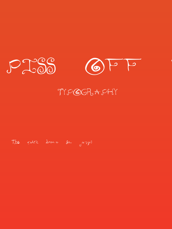 Piss Off The Professor Poster