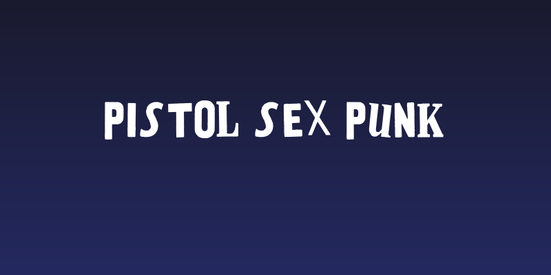 PistOl Sex Punk Social Header