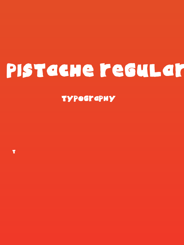 Pistache Regular Poster