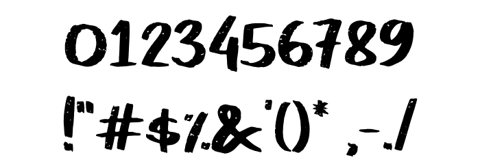 PistachioRegular Font OTHER CHARS