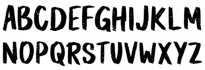PistachioRegular Font Litere mari