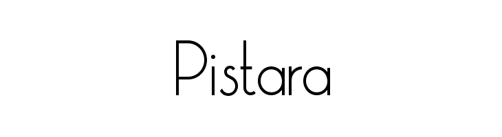 Pistara Font