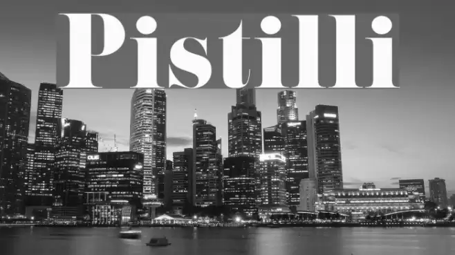 Pistilli Font examples