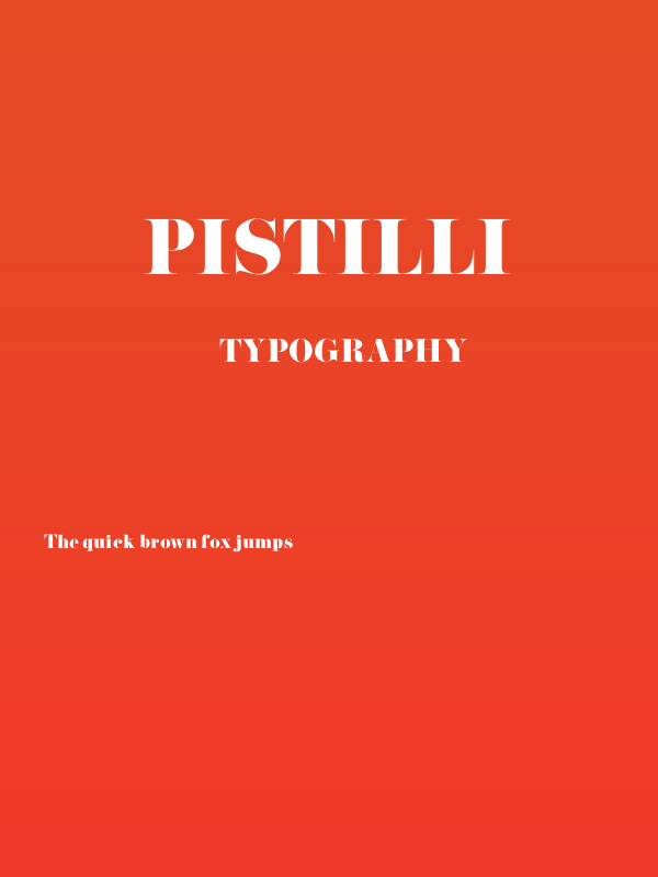 Pistilli Poster