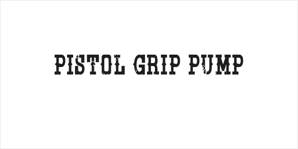 Pistol Grip Pump Logo