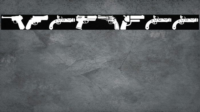 Pistolas Font examples