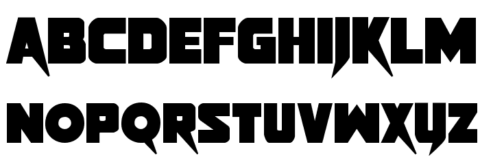 Pistoleer Bold Font LOWERCASE